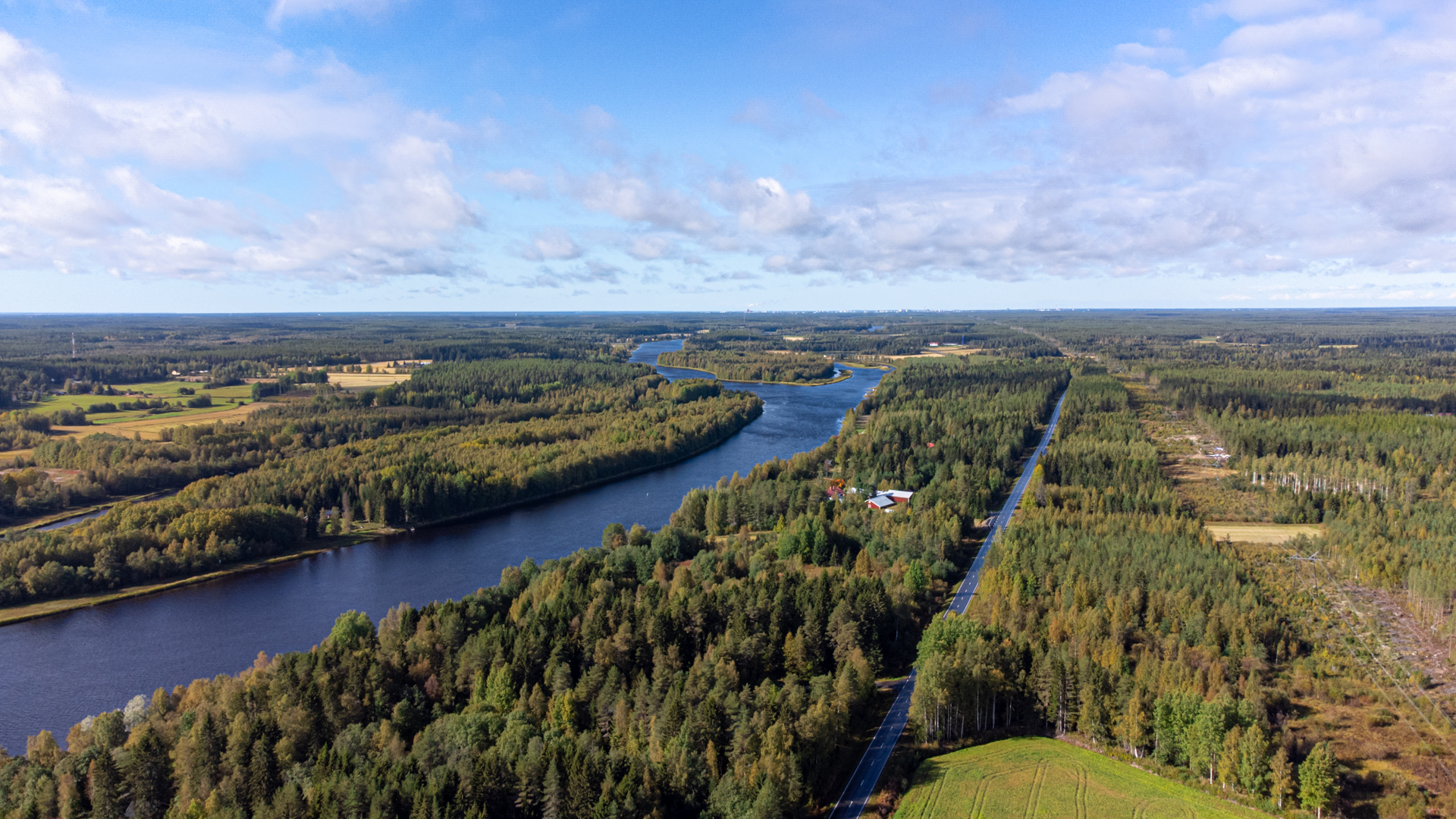Oulujoki ilmakuva